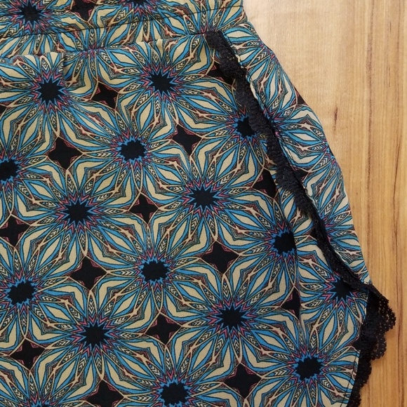 SOLD Sans Souci Kaleidoscope Dolphin Shorts - Picture 4 of 5